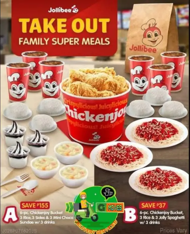 Jollibee Family Meals Menu Philippines Prices 2024