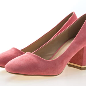 Trendy Pink Block Heels