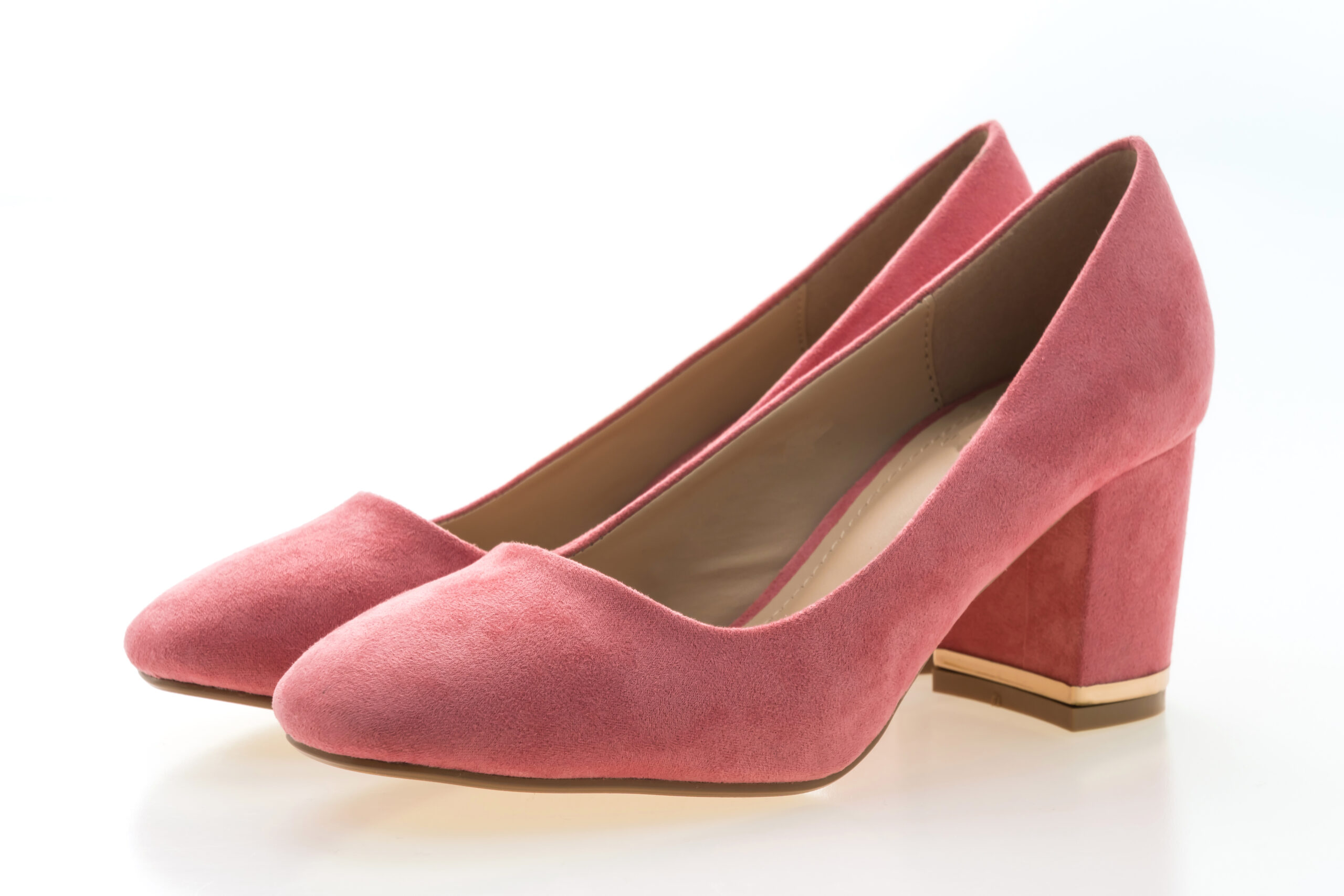 Trendy Pink Block Heels